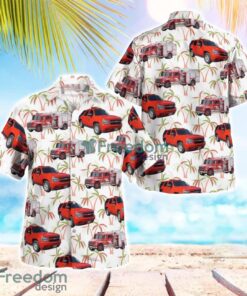 Caledon Fire and Emergency Services, Ontario Fleet Hawaiian Shirt Beach Summer Shirt