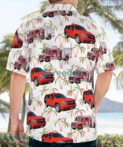 Caledon Fire and Emergency Services, Ontario Fleet Hawaiian Shirt Beach Summer Shirt Product Photo 4