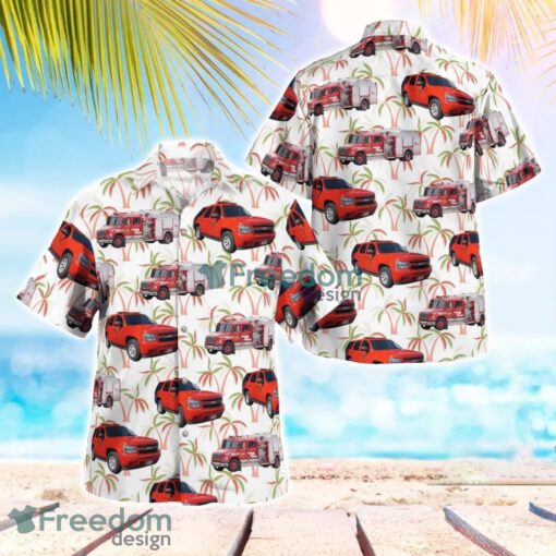 Caledon Fire and Emergency Services, Ontario Fleet Hawaiian Shirt Beach Summer Shirt Product Photo 1