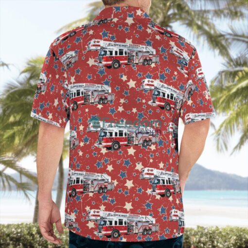 Caledonia Fire Department, Wisconsin Independence Day Hawaiian Shirt Beach Summer Shirt Product Photo 4