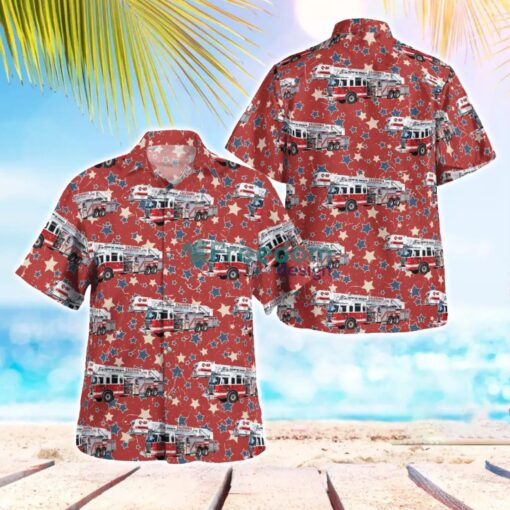 Caledonia Fire Department, Wisconsin Independence Day Hawaiian Shirt Beach Summer Shirt Product Photo 1