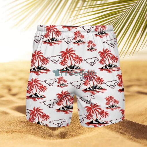 Calgary Stampeders Tropical Beach Hawaiian Shirt And Short Gift For Fans Product Photo 2