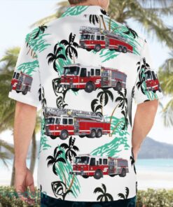 California, Fort Irwin Fire Department Hawaiian Shirt Button Summer Shirt Product Photo 2