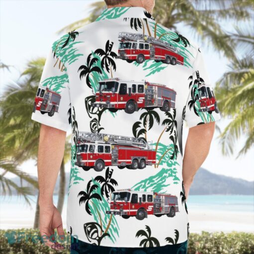 California, Fort Irwin Fire Department Hawaiian Shirt Button Summer Shirt Product Photo 2