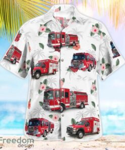 California Fresno County Fire Hawaiian Shirt Button Summer Shirt Product Photo 2