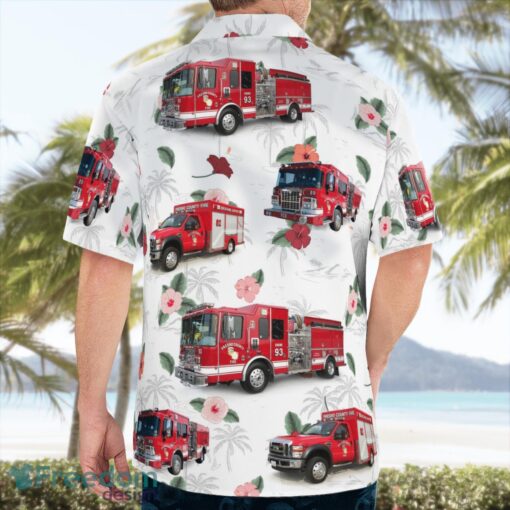 California Fresno County Fire Hawaiian Shirt Button Summer Shirt Product Photo 4