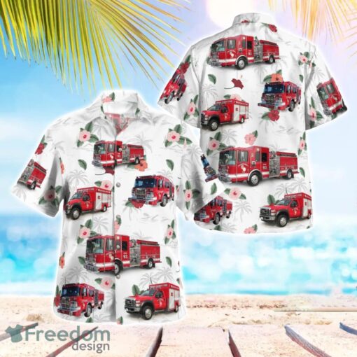 California Fresno County Fire Hawaiian Shirt Button Summer Shirt Product Photo 1