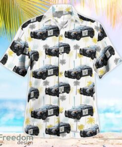 California Highway Patrol Ford Police Interceptor Utility Hawaiian Shirt Button Summer Shirt Product Photo 2