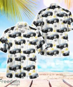 California Highway Patrol Ford Police Interceptor Utility Hawaiian Shirt Button Summer Shirt