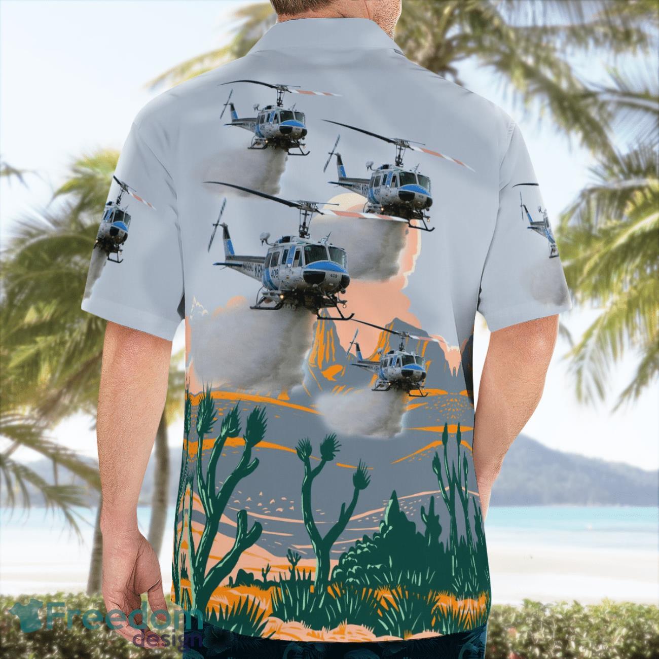 california-kern-county-fire-department-bell-205-hawaiian-shirt-button-summer-shirt-1.jpg California Kern County Fire Department Bell 205 Hawaiian Shirt Button Summer Shirt Product Photo 2