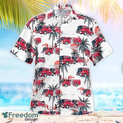 California Livermore - Pleasanton Fire Department Hawaiian Shirt Button Summer Shirt Product Photo 2