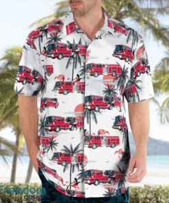 California Livermore - Pleasanton Fire Department Hawaiian Shirt Button Summer Shirt Product Photo 3