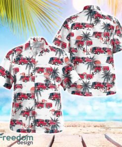 California Livermore – Pleasanton Fire Department Hawaiian Shirt Button Summer Shirt