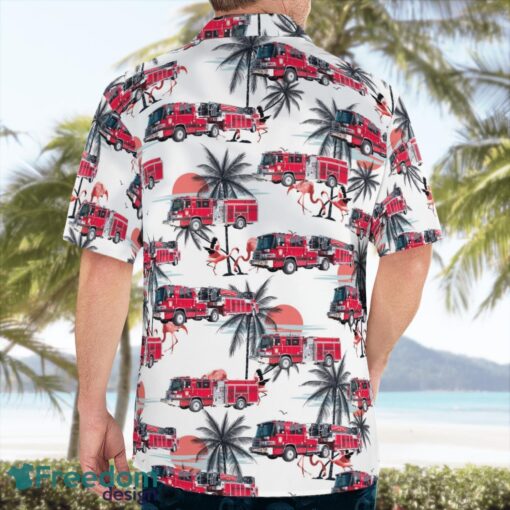 California Livermore - Pleasanton Fire Department Hawaiian Shirt Button Summer Shirt Product Photo 4