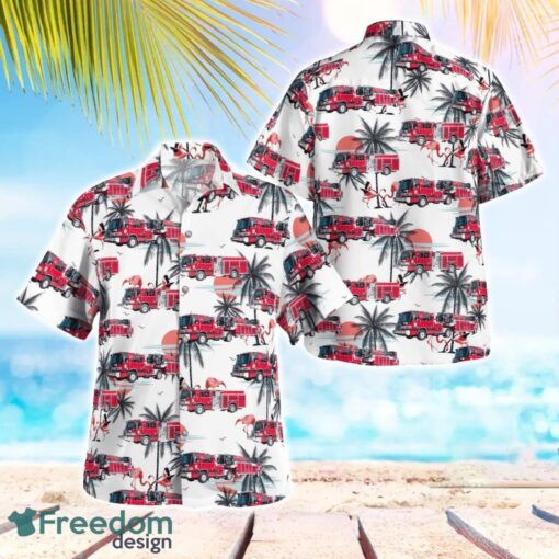 California Livermore - Pleasanton Fire Department Hawaiian Shirt Button Summer Shirt Product Photo 1