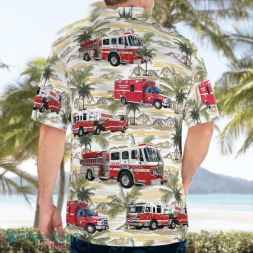 California Newport Beach Fire Department Hawaiian Shirt Button Summer Shirt Product Photo 4