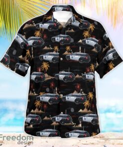 California San Francisco Police Car Hawaiian Shirt Button Summer Shirt Product Photo 2