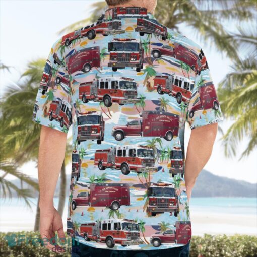 California San Ramon Valley Fire Protection District Hawaiian Shirt Button Summer Shirt Product Photo 4