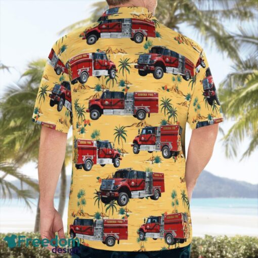 California Soboba Fire Department Hawaiian Shirt Button Summer Shirt Product Photo 4