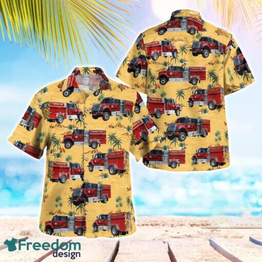 California Soboba Fire Department Hawaiian Shirt Button Summer Shirt Product Photo 1