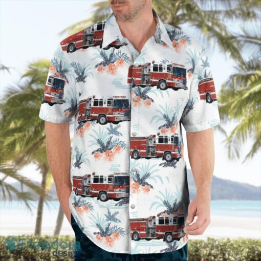 California Stockton Fire Station 2 Hawaiian Shirt Button Summer Shirt Product Photo 3