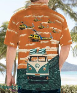 California Ventura County Office Bell EH-1H Helicopter Hawaiian Shirt Button Summer Shirt Product Photo 4