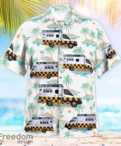 Callaway County EMS 3D Summer Aloha Hawaiian Shirt Product Photo 2