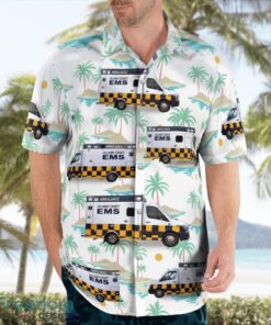 Callaway County EMS 3D Summer Aloha Hawaiian Shirt Product Photo 3