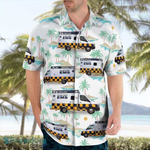 Callaway County EMS 3D Summer Aloha Hawaiian Shirt Product Photo 3