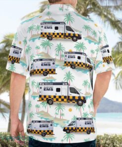 Callaway County EMS 3D Summer Aloha Hawaiian Shirt Product Photo 4