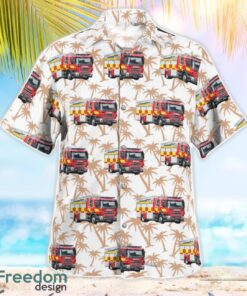 Cambridgeshire Fire & Rescue Service Scania Water Ladder Hawaiian Shirt Gift For Summer Vacation Product Photo 2