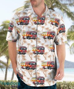 Cambridgeshire Fire & Rescue Service Scania Water Ladder Hawaiian Shirt Gift For Summer Vacation Product Photo 3