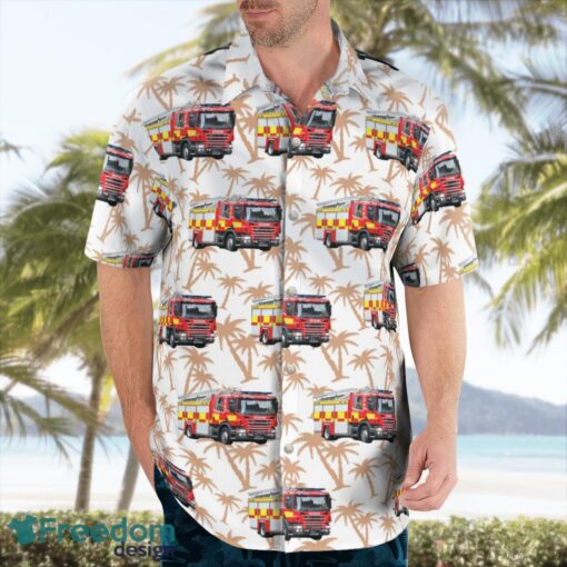 Cambridgeshire Fire & Rescue Service Scania Water Ladder Hawaiian Shirt Gift For Summer Vacation Product Photo 3