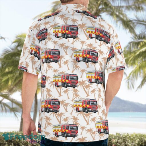 Cambridgeshire Fire & Rescue Service Scania Water Ladder Hawaiian Shirt Gift For Summer Vacation Product Photo 4