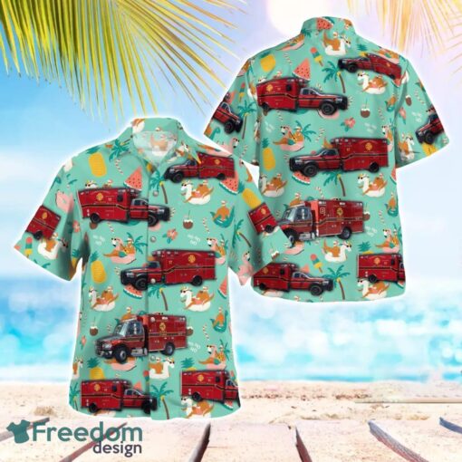 Camden County Fire Rescue Beach Hawaiian Shirt Summer Gift Product Photo 1