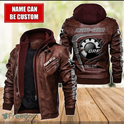 Can-Am 2D Leather Jacket For Men Custom Name Special Gift Ideas Product Photo 2