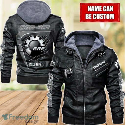 Can-Am 2D Leather Jacket For Men Custom Name Special Gift Ideas Product Photo 1