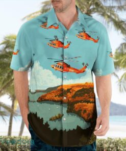 Canada Ontario Air Ambulance S-76A Helicopter Beach Hawaiian Shirt Gift For Summer Holiday Product Photo 3