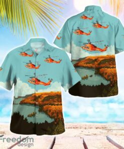 Canada Ontario Air Ambulance S-76A Helicopter Beach Hawaiian Shirt Gift For Summer Holiday