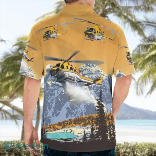 Canada Ontario Wisk Helicopter 412s 3D Summer Aloha Hawaiian Shirt Product Photo 2