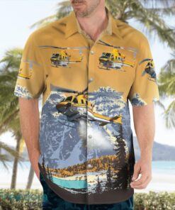 Canada Ontario Wisk Helicopter 412s 3D Summer Aloha Hawaiian Shirt Product Photo 3