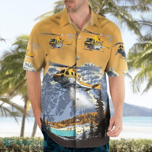 Canada Ontario Wisk Helicopter 412s 3D Summer Aloha Hawaiian Shirt Product Photo 3