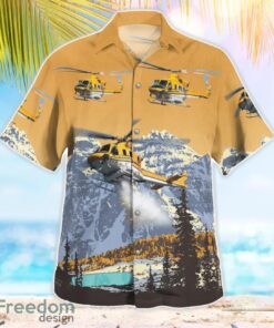 Canada Ontario Wisk Helicopter 412s 3D Summer Aloha Hawaiian Shirt Product Photo 4