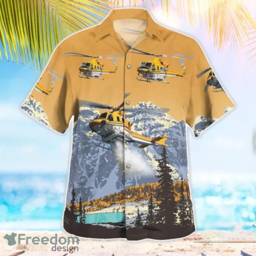 Canada Ontario Wisk Helicopter 412s 3D Summer Aloha Hawaiian Shirt Product Photo 4