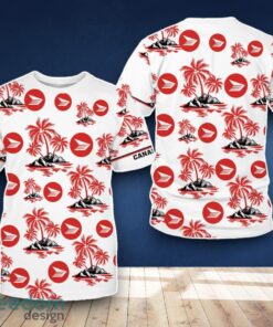 Canada Post 3D T-Shirt Coconut Tree Pattern For Men Women Canada Post 3D T-Shirt Coconut Tree Pattern For Men Women