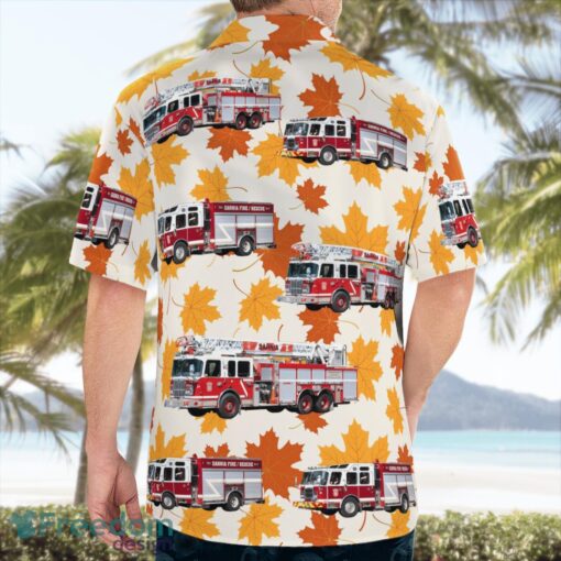 Canada, Sarnia Fire Rescue 3D Hawaiian Shirt Product Photo 2