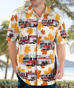 Canada, Sarnia Fire Rescue 3D Hawaiian Shirt Product Photo 4