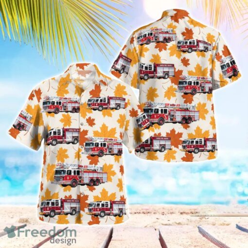 Canada, Sarnia Fire Rescue 3D Hawaiian Shirt Product Photo 1