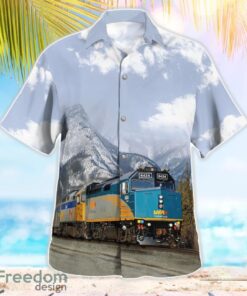 Canada Via Rail F40PH-2D No. 6434 Aloha Hawaiian Shirt Product Photo 2