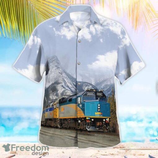 Canada Via Rail F40PH-2D No. 6434 Aloha Hawaiian Shirt Product Photo 2